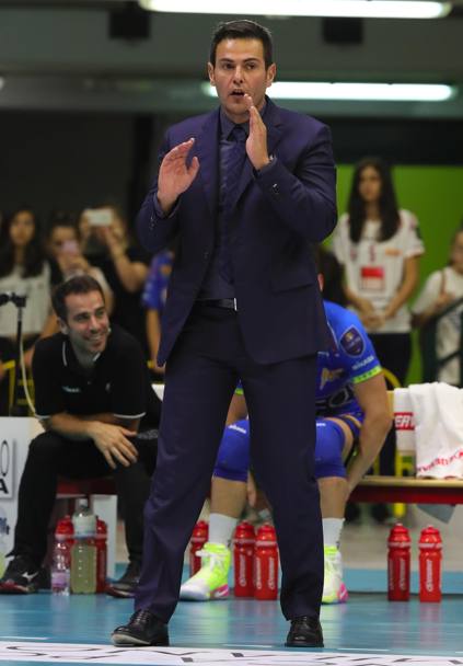 Gianlorenzo Blengini, il coach della squadra (Tarantini)